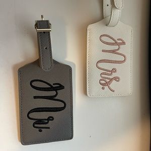 Mr and Mrs Luggage Tags